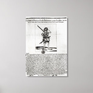 Lienzo Broadsheet de Dublín, 1647