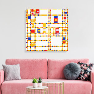 Lienzo Broadway Boogie Woogie   Piet Mondrian