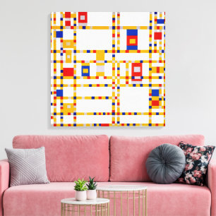 Lienzo Broadway Boogie Woogie Piet Mondrian