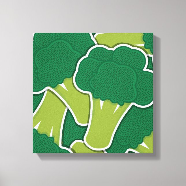 Lienzo Broccoli funky (Anverso)