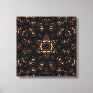 Lienzo Bronce Age Mandala