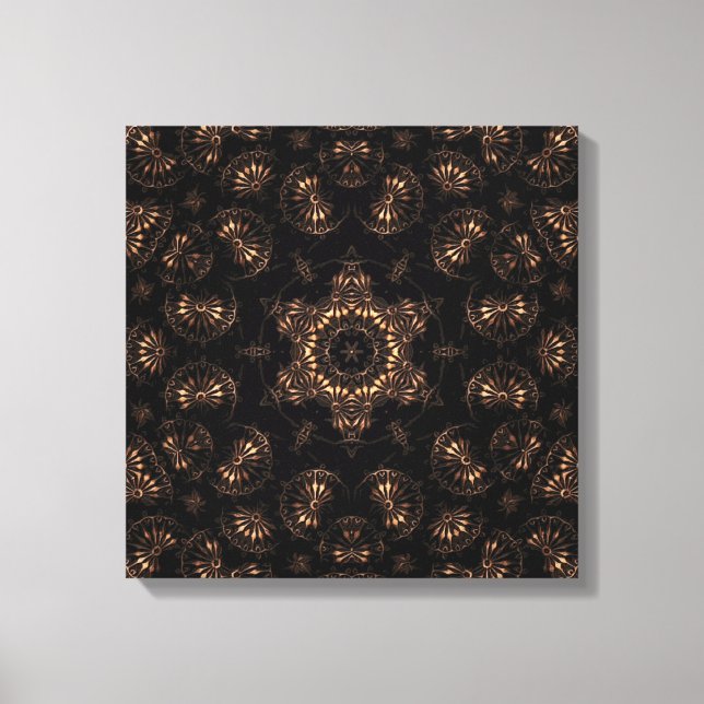 Lienzo Bronce Age Mandala (Anverso)
