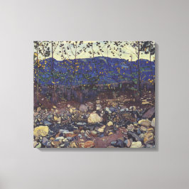 Lienzo Brook forestal en Leissigen, Suiza (Paisaje)