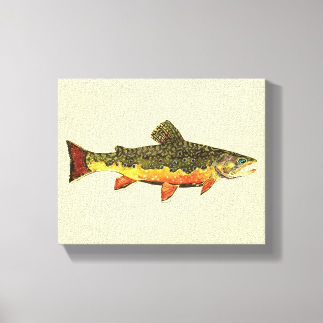 Lienzo Brook Trout (Anverso)
