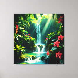 Lienzo Brote de selva tropical