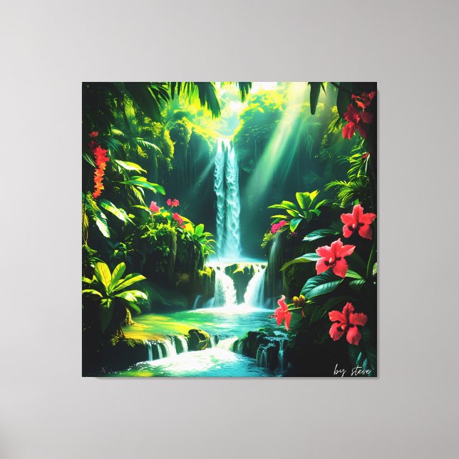 Lienzo Brote de selva tropical (Anverso)