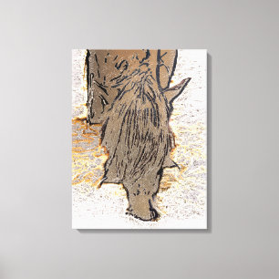 LIENZO BROWN HORSE