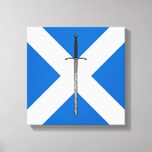 Lienzo Bruce Sword en Saltire