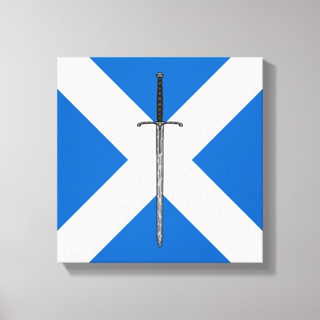 Lienzo Bruce Sword en Saltire (Anverso)