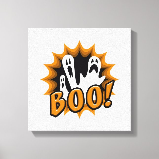 Lienzo ¡Bruja de Halloween! (Anverso)