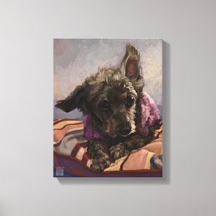 Lienzo Brumoso el caniche