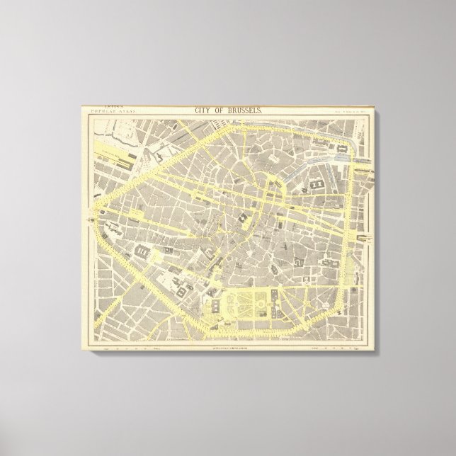 Lienzo Bruselas (Anverso)