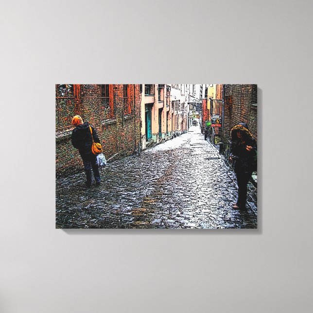 Lienzo Bubble Gum Alley (Anverso)