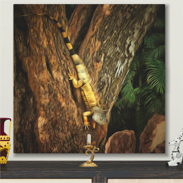 Lienzo Bucerias Iguana 1069 Art