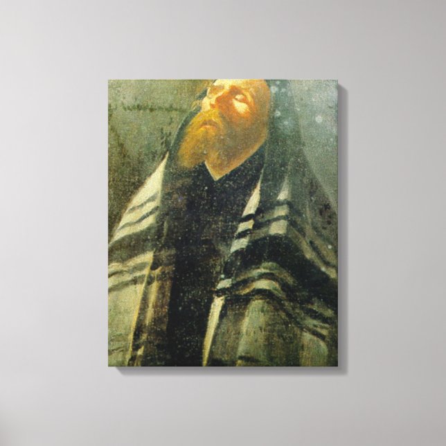 LIENZO BUCHBINDER - RABBI PRAYING - GIFOS DE CANVAS ENVUE (Anverso)
