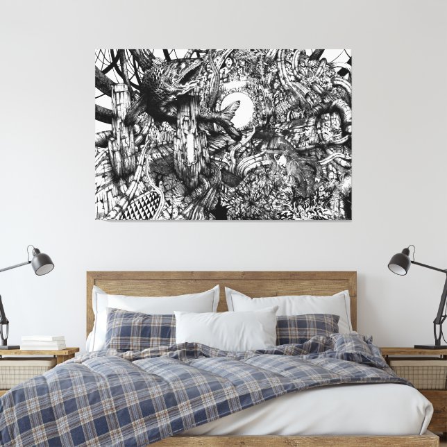 Lienzo Bucle del sistema (Insitu(Dormitorio))