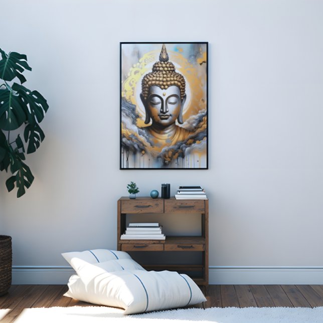 Lienzo Buda iluminado (Enlightened Buddha Canvas Print)