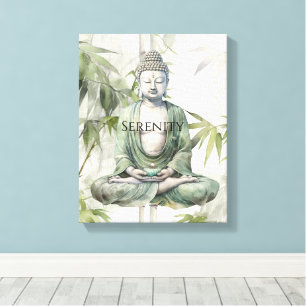 Lienzo Buda Meditación Yoga Yin Yang