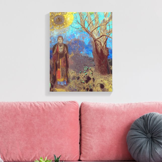Lienzo Buda | Odilon Redon | (Insitu (Sala de estar))