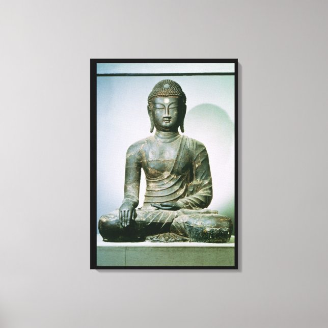 Lienzo Buda Sakyamuni sentado de Ch'ungung-ni (hierro) (Anverso)
