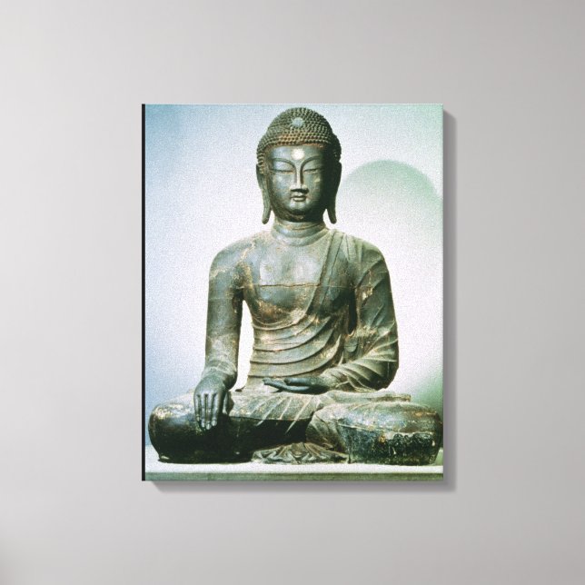 Lienzo Buda Sakyamuni sentado de Ch'ungung-ni (hierro) (Anverso)