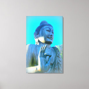 Lienzo buddha azul