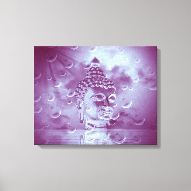 Lienzo buddha en morado (Anverso)