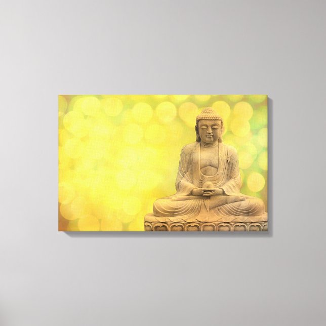 Lienzo buddha light (yellow) (Anverso)