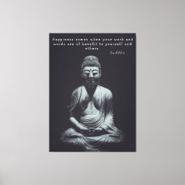 Lienzo Buddha Qoute