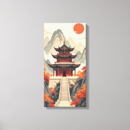 Lienzo Buddhist Temple Canvas Print
