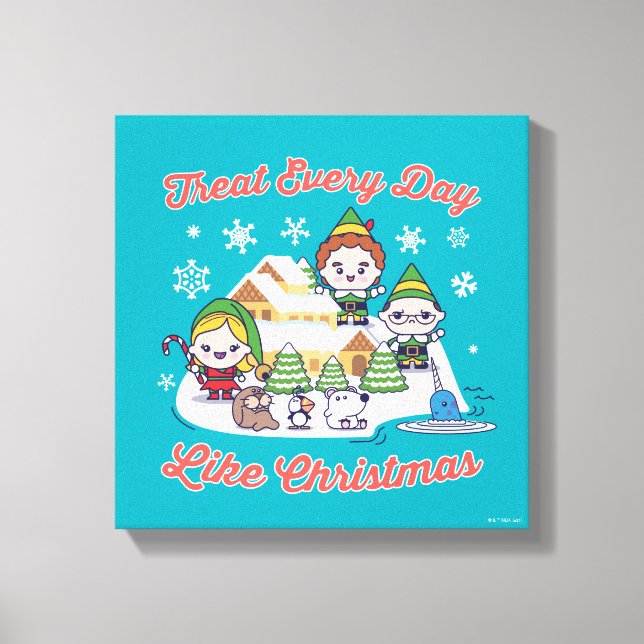 Lienzo Buddy the Elf Chibi Graphic (Anverso)