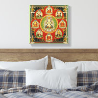 Budismo tántrico tibetano vintage Buda Mandala