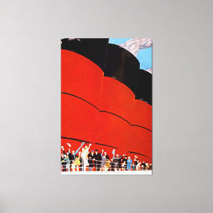 Lienzo Buen viaje del revestimiento marino - XL