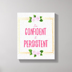 Lienzo buenas citas positivas para el éxito