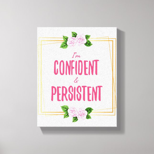 Lienzo buenas citas positivas para el éxito (Anverso)