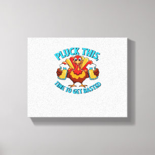 Lienzo Buenas Tiempos Feliz Día de Gracias Camiseta Clási