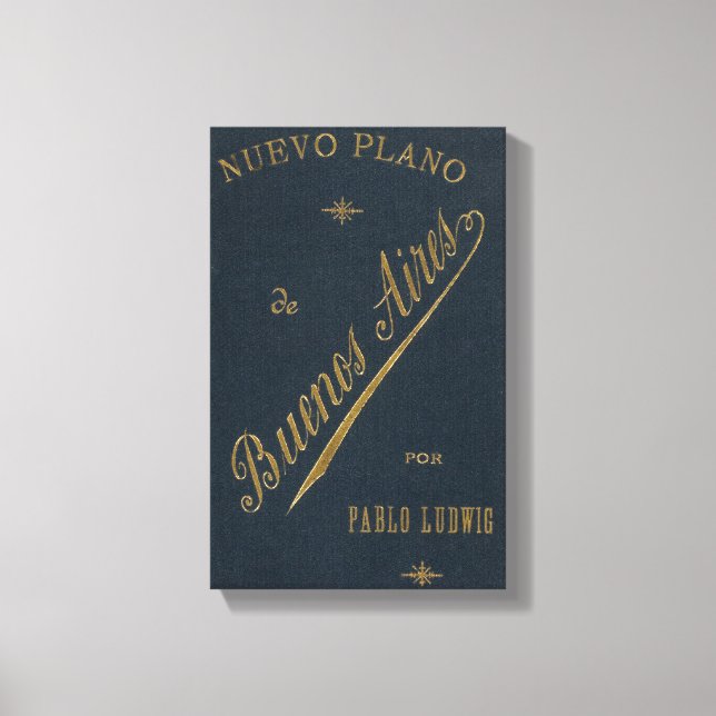 Lienzo Buenos Aires Argentina (Anverso)