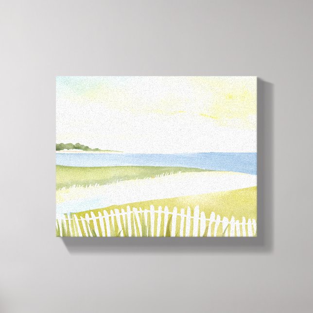Lienzo Buenos días en Chatham | Pintura de acuarela de Ca (Anverso)