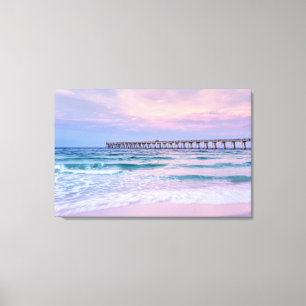 Lienzo Buenos días Navarre Beach Pier