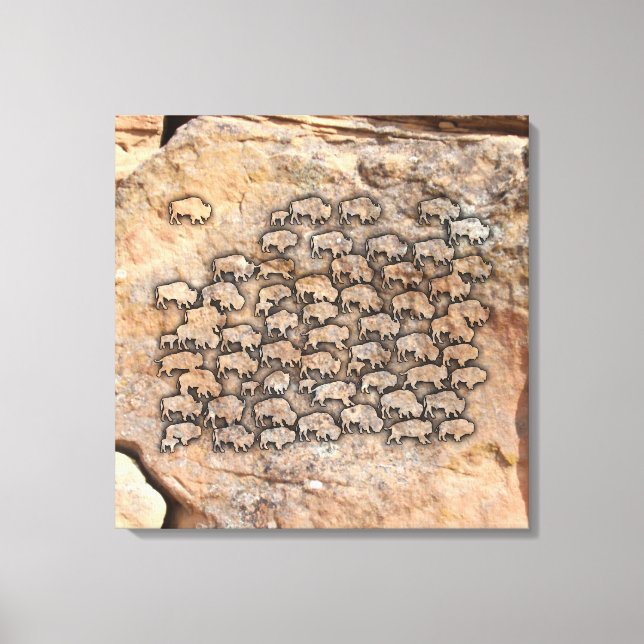 Lienzo Búfalo (Anverso)