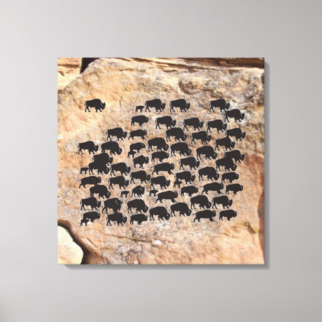 Lienzo Búfalo (Anverso)