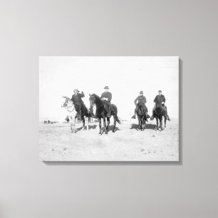 Lienzo Buffalo Bill, millas generales, capitán Baldwin