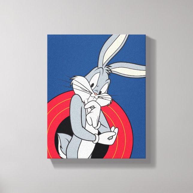 Lienzo BUGS BUNNY™ A Través De Los Anillos LOONEY TUNES™ (Anverso)