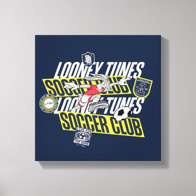 Lienzo BUGS BUNNY™ LOONEY TUNES™ Soccer Club (Anverso)