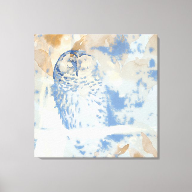 Lienzo Búho [diseño] 30" x 30" (Anverso)