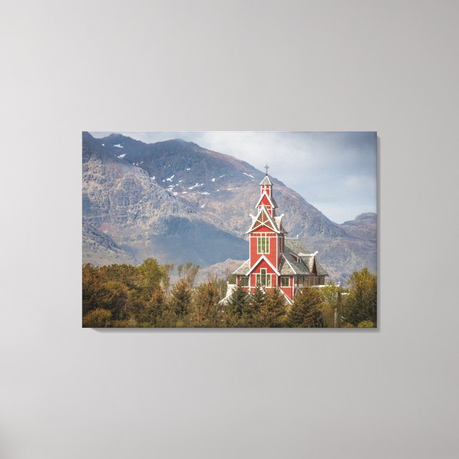 Lienzo Buksnes kirke Lofoten (Anverso)