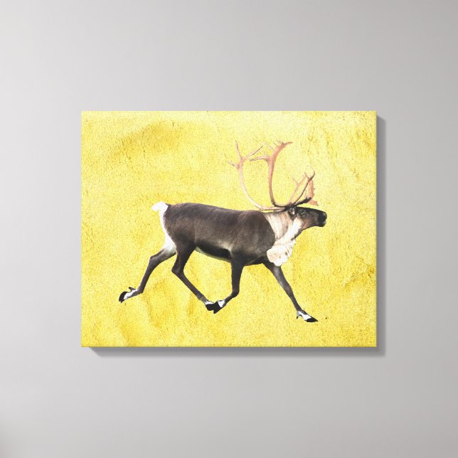 Lienzo Bull Caribou (Anverso)