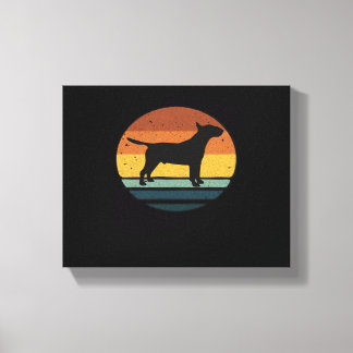 Lienzo Bull Terrier Retro Vintage Classic T-Shirt