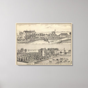 Lienzo Bullard, residencias de Jackson