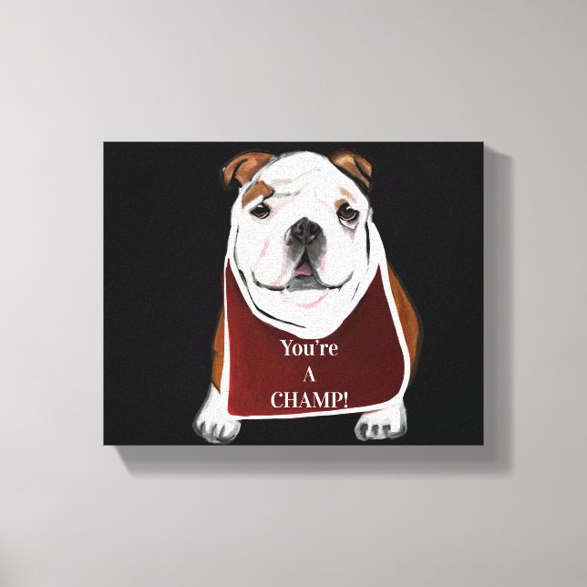 LIENZO BULLDOG (Anverso)